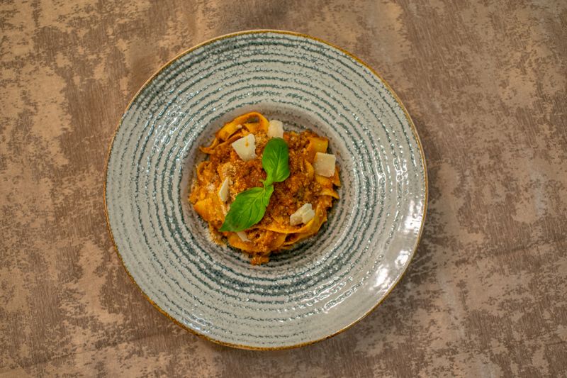 Tagliatelle Bolognese pasta