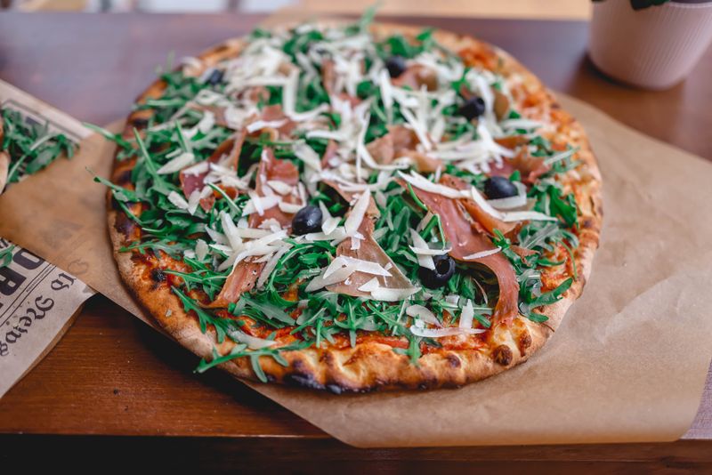 Classic four cheese pizza luce with premium Italian cheeses